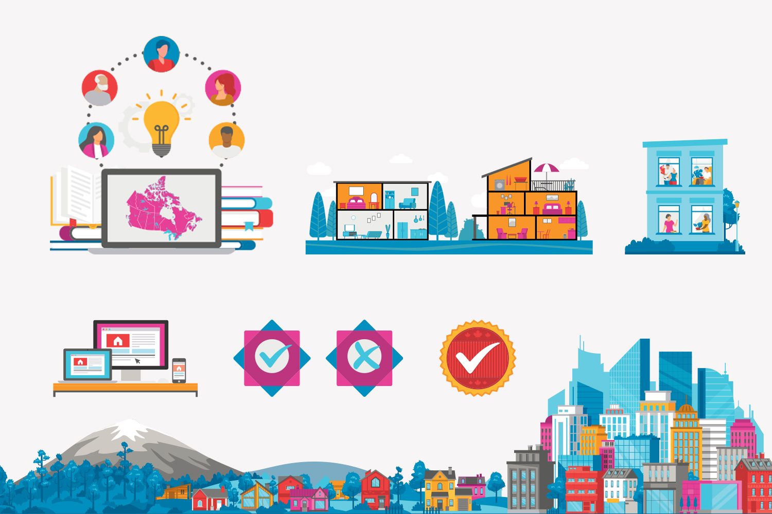 Regulating Short Term Rentals Toolkit Illustrations care2design